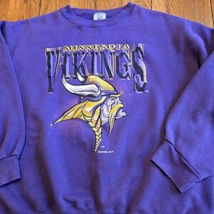 Vintage 1994 Minnesota Vikings Purple Crewneck Sweatshirt